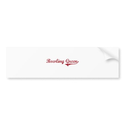 Bowling Green Ohio Classic Design Bumper Sticker by cityshirt