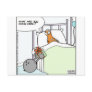 Bowling Hospital Funny Tees Cards Mugs Gifts Post Card