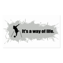 Bowling Is a Way of Life Business Card Templates