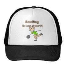 Bowling is my Sport Tshirts and Gifts Mesh Hat