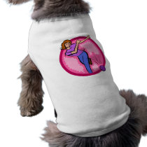 Bowling Lady Doggie Tee