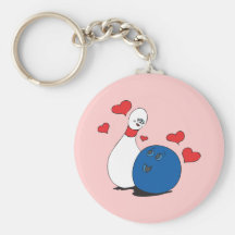 Bowling love key chains