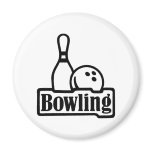Bowling Refrigerator Magnet