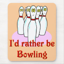 bowling mousepad