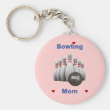 Bowling Mum Keychain