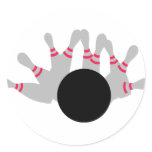 Bowling - Ninepins Stickers