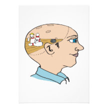 Bowling On The Brain Personalized Invite