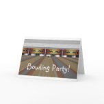 Bowling Party!  Bowling Alley: Greeting Card