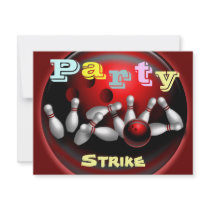 Bowling Party Invitations