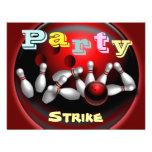 Bowling Party Invitations