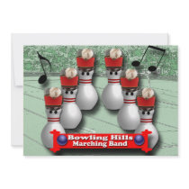 Bowling Party Invitations Customisable