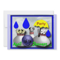 Bowling Party Invitations Customisable