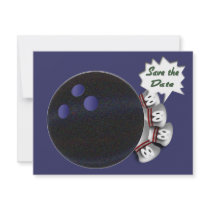 Bowling Party Invitations Customisable