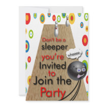 Bowling Party Invitations Customisable