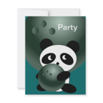 Bowling Party Invitations Customisable