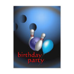 Bowling Party Invitations Customisable