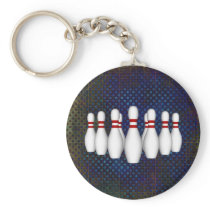 Bowling Pins: 3D Model: Keychain