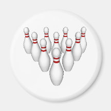 Bowling Pins: 3D Model: Magnet