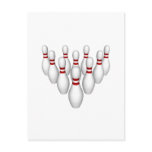 Bowling Pins: 3D Model: Postcard