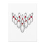Bowling Pins: 3D Model: Postcard