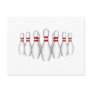 Bowling Pins: 3D Model: Postcard