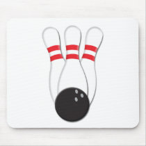 Bowling Pins and Ball Mouse Pads