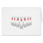 Bowling Pins: Greeting Cards