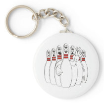 Bowling Pins Keychains