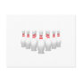 Bowling Pins: Postcard