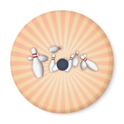 Bowling Pins: Vector Drawing: by spiritswitchboard