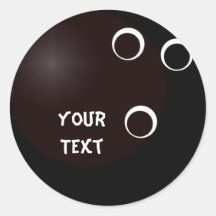 Bowling Round Sticker