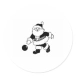Bowling Santa