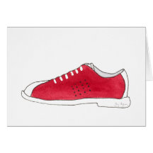Bowling Shoe Cards