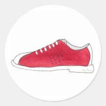 Bowling Shoe Sticker