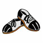 bowling shoes cartoon graphic photo sculpture