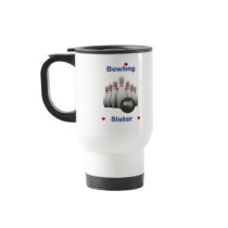 Bowling Sister Hearts Coffee Mug