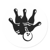 Bowling Sticker