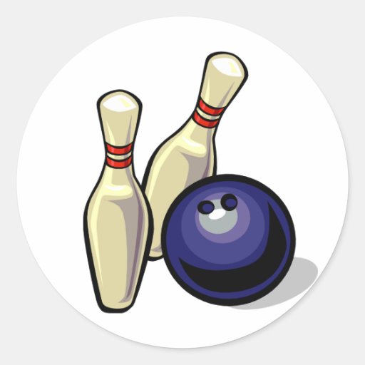 Bowling Sticker | Zazzle