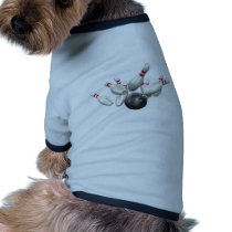 Bowling Strike Doggie Tee Shirt