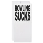 Bowling Sucks rack cards