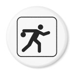 Bowling Symbol Magnet