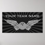bowling team name print