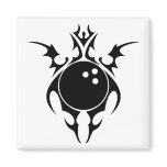 bowling. tribal. magnets