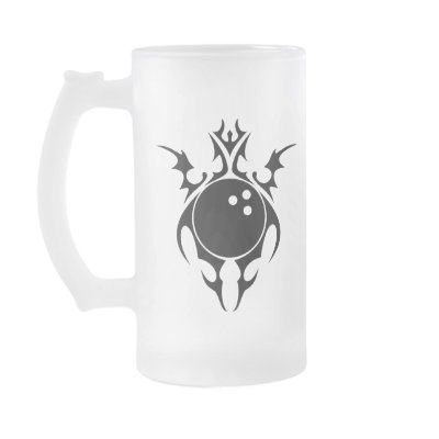 bowling. tribal. mug by asyrum