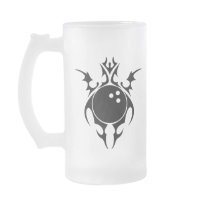 bowling. tribal. mug