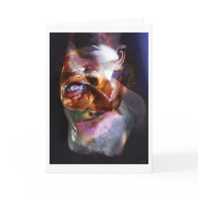 bowow greeting card by blacqbook