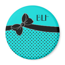 BOWS AND DOTS #07 on 131 Fridge Magnet