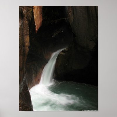 Box Cañon Falls Print by sedanistudio