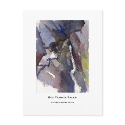 Box Canyon Falls Postcards by bluerabbit