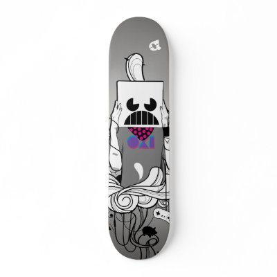 box face skate board decks by oxidizzy